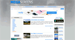 Desktop Screenshot of mega-screens.com